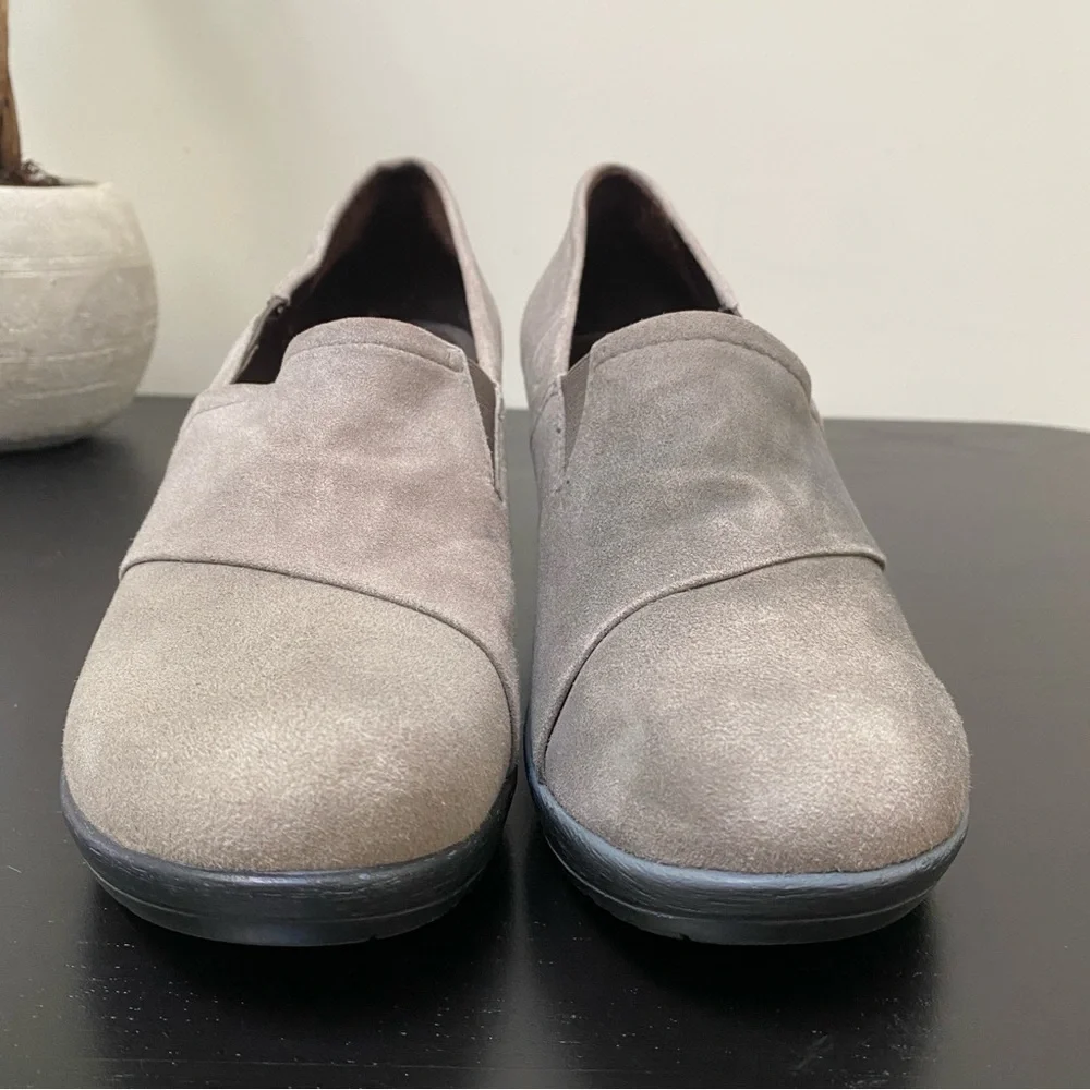Dansko Rosalind Women's Grey Suede Wedge Shoes EU Size 40
